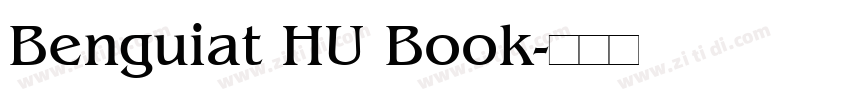 Benguiat HU Book字体转换